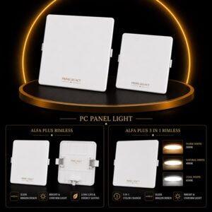 PC Panel Light : Alfa Plus Rimless/ Alfa Plus 3 in 1 Rimless